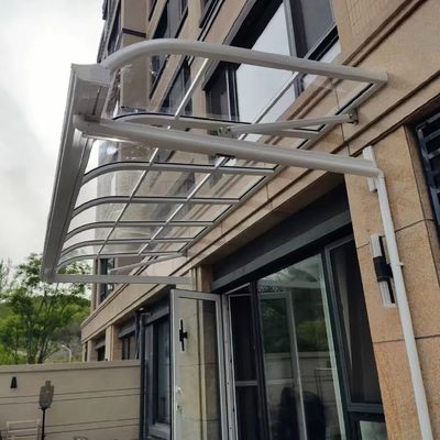Goede prijs. Ervaar duurzaamheid en veelzijdigheid met DIY Polycaronaat Cover Wit Aluminium Frame Canopy Awning online