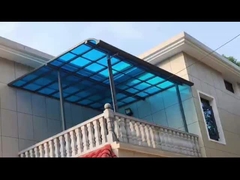 Zelfstandig polycarbonaat luifel