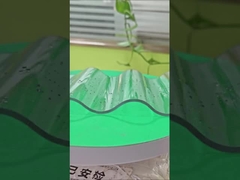 UV-bescherming Duurzaam polycarbonaat gemaakt van gegolfde plaat 6m aangepaste lengte