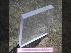 PC-122M Solid Polycarbonate Clear Sheet 1,5-15 mm dik met RHOS-certificering