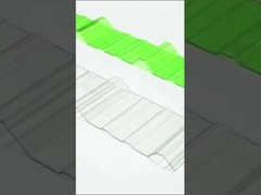 Appartement dakbedekking polycarbonaat gegolfde plaat maagdelijk materiaal