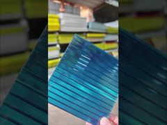 6mm Blauwe Polycarbonaat holle plaat