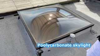 dakraam van polycarbonaat