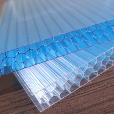 Groen brandwerend polycarbonaatplaatpaneel voor 2100*5800 mm
