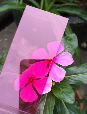 2.1m Breedte Roze Polycarbonaat PC Solid Sheet Met 0,6mm-18mm Dikte