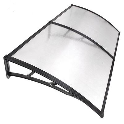 Grafisch ontwerp Polycarbonaat luifel tot 88% lichttransmissie PP Plus glasvezel ondersteuning