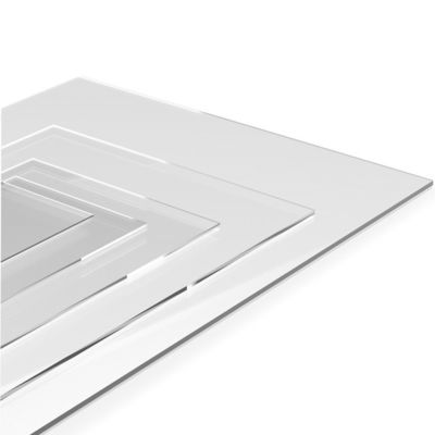 Goede prijs. Polycarbonaat plastic makrolon plaat voor architectonische decoratie 1,6 mm-1,8 mm online