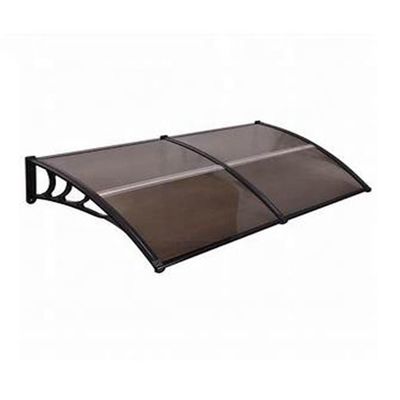 Venster Canopy Polycarbonaat schaduw luifel ondersteund door betrouwbare breedte balkon beugel