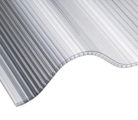 10 mm Awning PC dakpanelen 100% Virgin Bayer materiaal 12%-95% Lichttransmissie