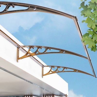 Goede prijs. 600 mm witte luifel bracket perfect geschikt voor polycarbonaat zeil materiaal deur luifel online