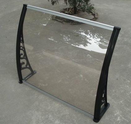 Plastiek- of aluminiumframe polycarbonaat luifel met CE-certificering
