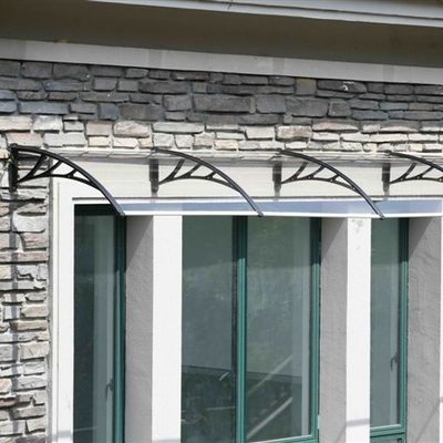 Goede prijs. Hoogte verstelbaar verminderen neus Plastic beugels polycarbonaat PC Canopy voor buiten algemeen gebruik online