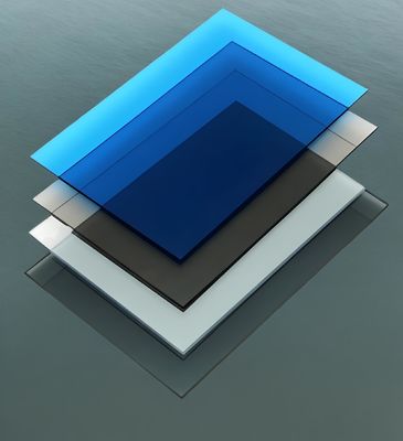 Lichte polycarbonaat-plastic-vast plaat met UV-bestrijdende coating voor daken en kassen