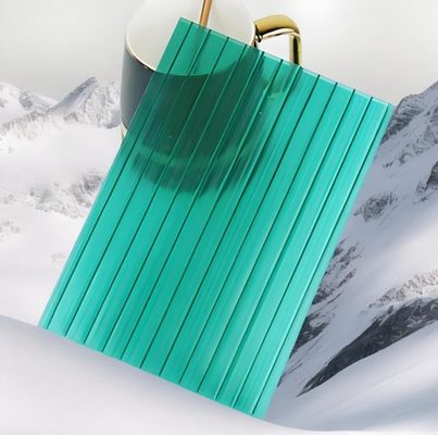 3 mm Twin Wall pc holle plaat Beschermende PE Film Anti UV Coating 100%  grondstoffen