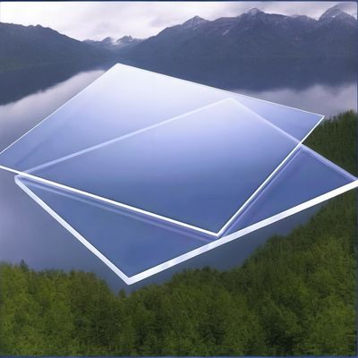 1220 mm Helder 1 mm tot 15 mm Polycarbonaat solide plaat Anti Impact Eenzijdige UV-bescherming