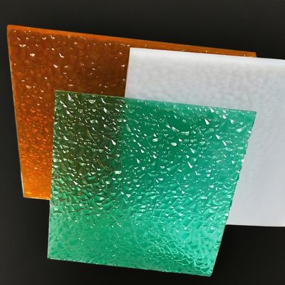 Multicolor Verbeterde duurzaamheid Polycarbonaat Diamantplaat UV-bescherming