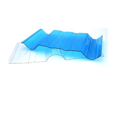 UV-bescherming Duurzaam polycarbonaat gemaakt van gegolfde plaat 6m aangepaste lengte