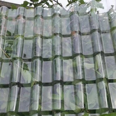 0.8 mm tot 2,5 mm UV-bescherming Duurzaam plastic golf polycarbonaat gegolfde plaat