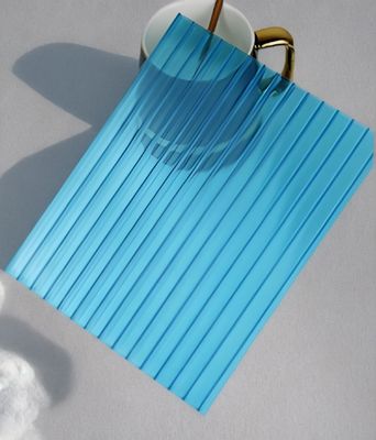 4 mm 4 * 8 voet blauw polycarbonaat holle plaat met honingraat structuur