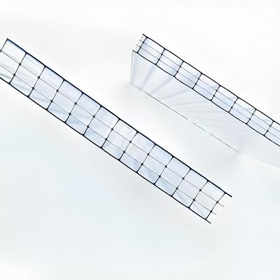 10 mm Pc Hollow Sheet Bruin 2,1 m*5,8 m Vier Wanden UV Bescherming