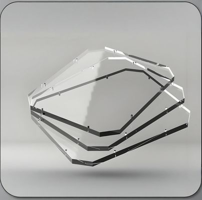 Goede prijs. op maat gesneden Transparent 3mm 3,05m*3,05m Acryl PMMA-plaat voor borden en displays online