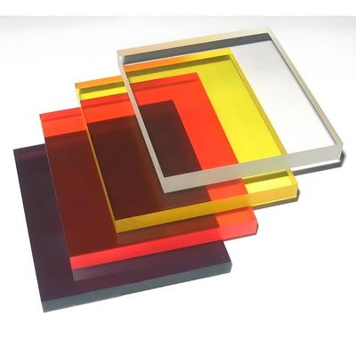 aangepast snijden gekleurde 6mm 3,05m * 3,05m Acryl PMMA-plaat voor signage en displays