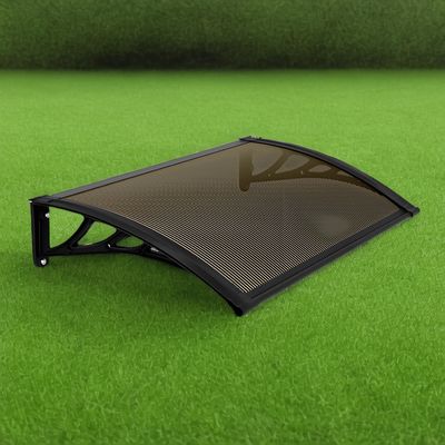 Bescherm vensters Polycarbonaat luifel Brons Duurzaam weerbestendig