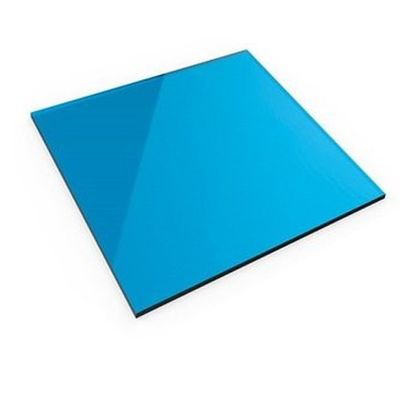 1mm-18mm 5ft*100ft UV bescherming Langdurige kleur en levensduur Blauwe polycarbonaatplaat