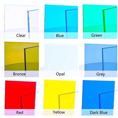 Kleuren 1,22m*2,44m Polycarbonaatplaat van massief kunststof