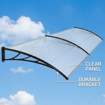 Goede prijs. Verstelbare verlenging PC Canopy Balkon Awnings Duurzame transparante polycarbonaatplaat Shelter Ontworpen voor buitenbedrijven online