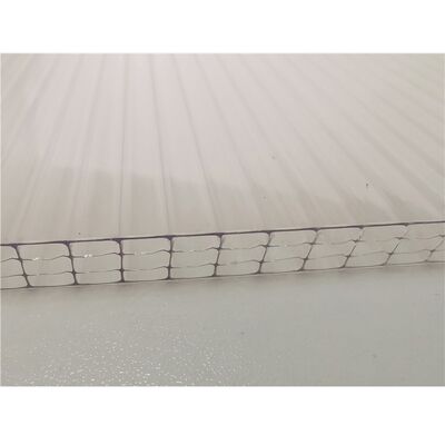 Polycarbonaat holle plaat Anti UV polycarbonaatpaneel lichtgewicht impactbestendige helder beschermend dakpaneel
