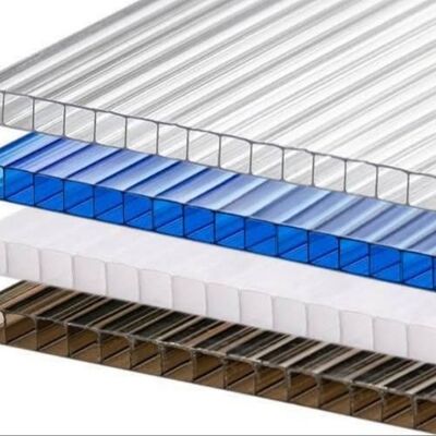 Goede prijs. Oorspronkelijke plaats Guangdong Protective PE Film bedekt aan beide zijden Polycarbonate Hollow Sheet Transparent Durable Insulated Panel online