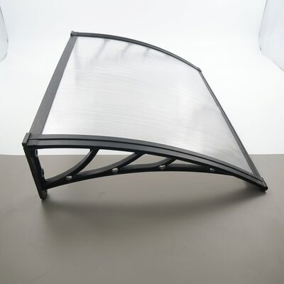 Goede prijs. Mannual polycarbonaat raamluifel met transparante 2,5 mm polycarbonaat massieve plaat of 5,0 mm polycarbonaat holle plaat gemaakt van PC-materialen van karton online