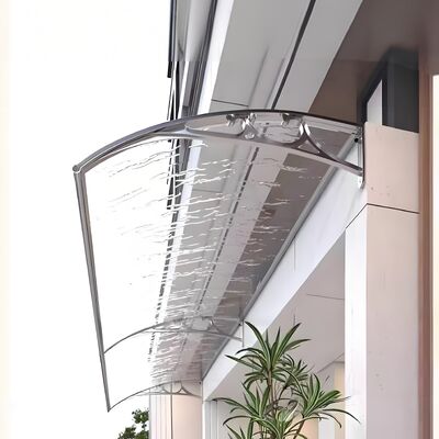 Goede prijs. Aluminium frame polycarbonaat raam luifel deur venster luifel beschermend Duurzaam weerbestendige lichtgewicht dekking online